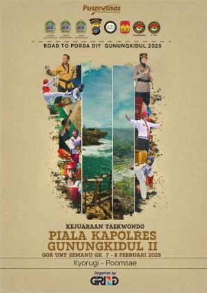 Kejuaraan KAPOLRES GUNUNG KIDUL TAEKWONDO CHAMPIONSHIP II TH.2025 Pengkab TI GK - GRIND pengdatidiy.com